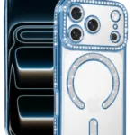 Uray store Apple iPhone 18 Pro Max Joke Simli Magneticsafe Kılıf - Sierra Blue
