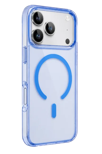 Uray store Apple iPhone 18 Pro Max Pc Real Magsafe Kapak - Sierra Blue