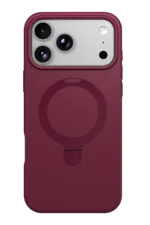 Uray store Apple iPhone 18 Pro Max Regal Magsafe Standlı Kapak - Bordo - Görsel 2