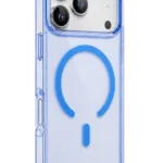 Uray store Apple iPhone 18 Pro Pc Real Magsafe Kapak - Sierra Blue