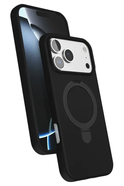 Uray store Apple iPhone 18 Pro Regal Magsafe Standlı Kapak - Siyah
