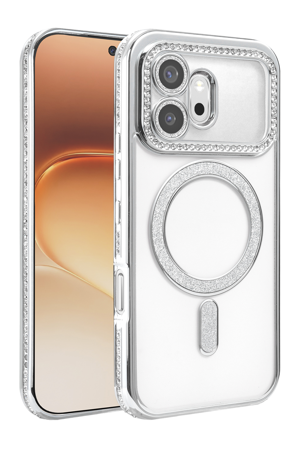 newface-huawei-honor-600-joke-simli-magneticsafe-kilif-gumus-default Uray store Huawei Honor 600 Joke Simli Magneticsafe Kılıf - Gümüş - Görsel 1
