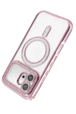 Uray store Huawei Honor 600 Joke Simli Magneticsafe Kılıf - Pembe - Görsel 3