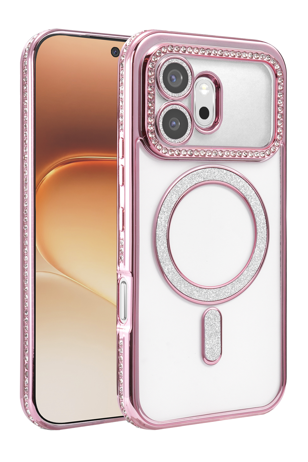 newface-huawei-honor-600-joke-simli-magneticsafe-kilif-pembe-default Uray store Huawei Honor 600 Joke Simli Magneticsafe Kılıf - Pembe - Görsel 1