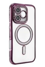 Uray store Huawei Honor 600 Lite Joke Simli Magneticsafe Kılıf - Derin Mor - Görsel 2