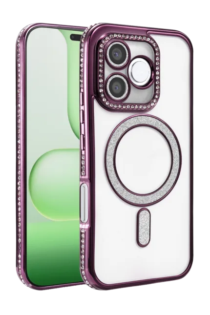 Uray store Huawei Honor 600 Lite Joke Simli Magneticsafe Kılıf - Derin Mor