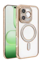 Uray store Huawei Honor 600 Lite Joke Simli Magneticsafe Kılıf - Gold