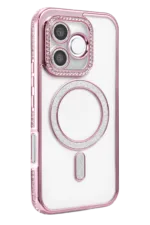 Uray store Huawei Honor 600 Lite Joke Simli Magneticsafe Kılıf - Pembe - Görsel 2