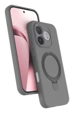 Uray store Huawei Honor 600 Lite Regal Magsafe Standlı Kapak - Titan Gri
