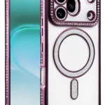 Uray store Huawei Honor 600 Pro Joke Simli Magneticsafe Kılıf - Derin Mor