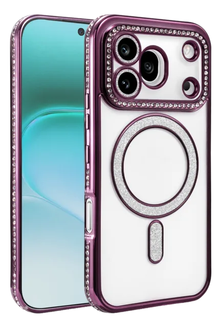 Uray store Huawei Honor 600 Pro Joke Simli Magneticsafe Kılıf - Derin Mor
