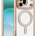 Uray store Huawei Honor 600 Pro Joke Simli Magneticsafe Kılıf - Gold