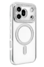 Uray store Huawei Honor 600 Pro Joke Simli Magneticsafe Kılıf - Gümüş - Görsel 2