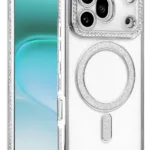 Uray store Huawei Honor 600 Pro Joke Simli Magneticsafe Kılıf - Gümüş
