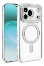 Uray store Huawei Honor 600 Pro Joke Simli Magneticsafe Kılıf - Gümüş