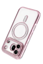 Uray store Huawei Honor 600 Pro Joke Simli Magneticsafe Kılıf - Pembe - Görsel 3