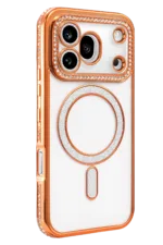 Uray store Huawei Honor 600 Pro Joke Simli Magneticsafe Kılıf - Turuncu - Görsel 2