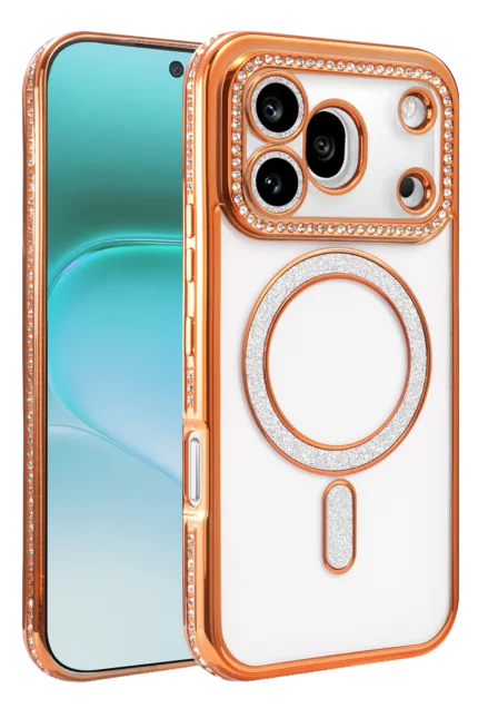 Uray store Huawei Honor 600 Pro Joke Simli Magneticsafe Kılıf - Turuncu
