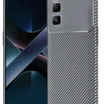 Uray store İnfinix Hot 50 4G Kılıf Auto Focus Karbon Kapak - Gri