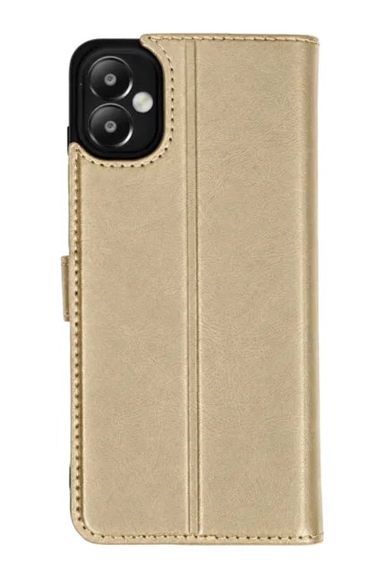 Uray store Samsung Galaxy A05 Trend S Plus Kapaklı Kılıf - Gold