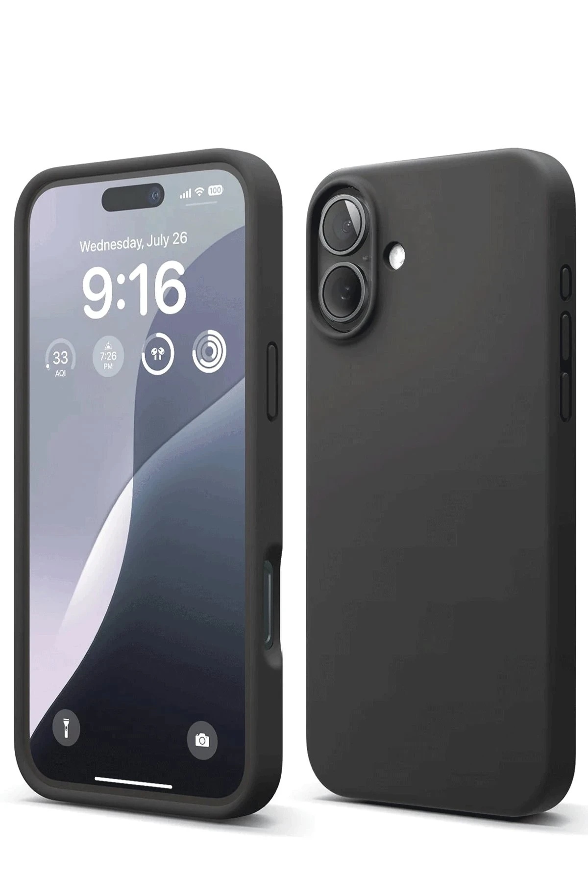 newface-iphone-16-kilif-nano-ici-kadife-silikon-siyah-default Uray store Apple iPhone 16 Kılıf Nano içi Kadife Silikon - Siyah - Görsel 1