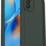 Uray store Oppo A16 Kılıf Viera Silikon - Koyu Yeşil