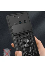 Uray store Realme 11 Pro Kılıf Pars Lens Yüzüklü Silikon - Gümüş - Görsel 2