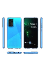 Uray store Samsung Galaxy A02S Kılıf Lüx Şeffaf Silikon - Görsel 2