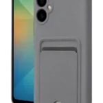 Uray store Samsung Galaxy A07 4G Kelvin Kartvizitli Silikon - Gri