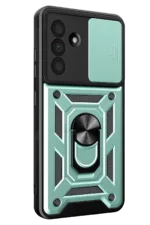 Uray store Samsung Galaxy A27 5G Pars Lens Yüzüklü Silikon - Yeşil - Görsel 2