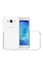 Uray store Samsung Galaxy J7 Kılıf Lüx Şeffaf Silikon - Görsel 2