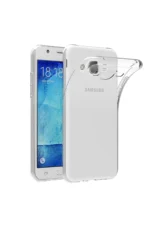 Uray store Samsung Galaxy J7 Kılıf Lüx Şeffaf Silikon