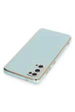 Uray store Samsung Galaxy S20 Kılıf Volet Silikon - Açık Yeşil - Görsel 3