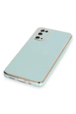 Uray store Samsung Galaxy S20 Kılıf Volet Silikon - Açık Yeşil - Görsel 4