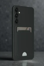 Uray store Samsung Galaxy S24 FE Kılıf Kelvin Kartvizitli Silikon - Siyah - Görsel 2