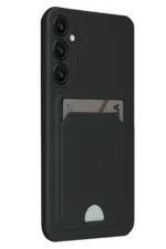 Uray store Samsung Galaxy S24 FE Kılıf Kelvin Kartvizitli Silikon - Siyah - Görsel 3