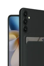 Uray store Samsung Galaxy S24 FE Kılıf Kelvin Kartvizitli Silikon - Siyah - Görsel 5