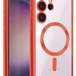 Uray store Samsung Galaxy S25 Ultra Kılıf Kross Magneticsafe Kapak - Kırmızı