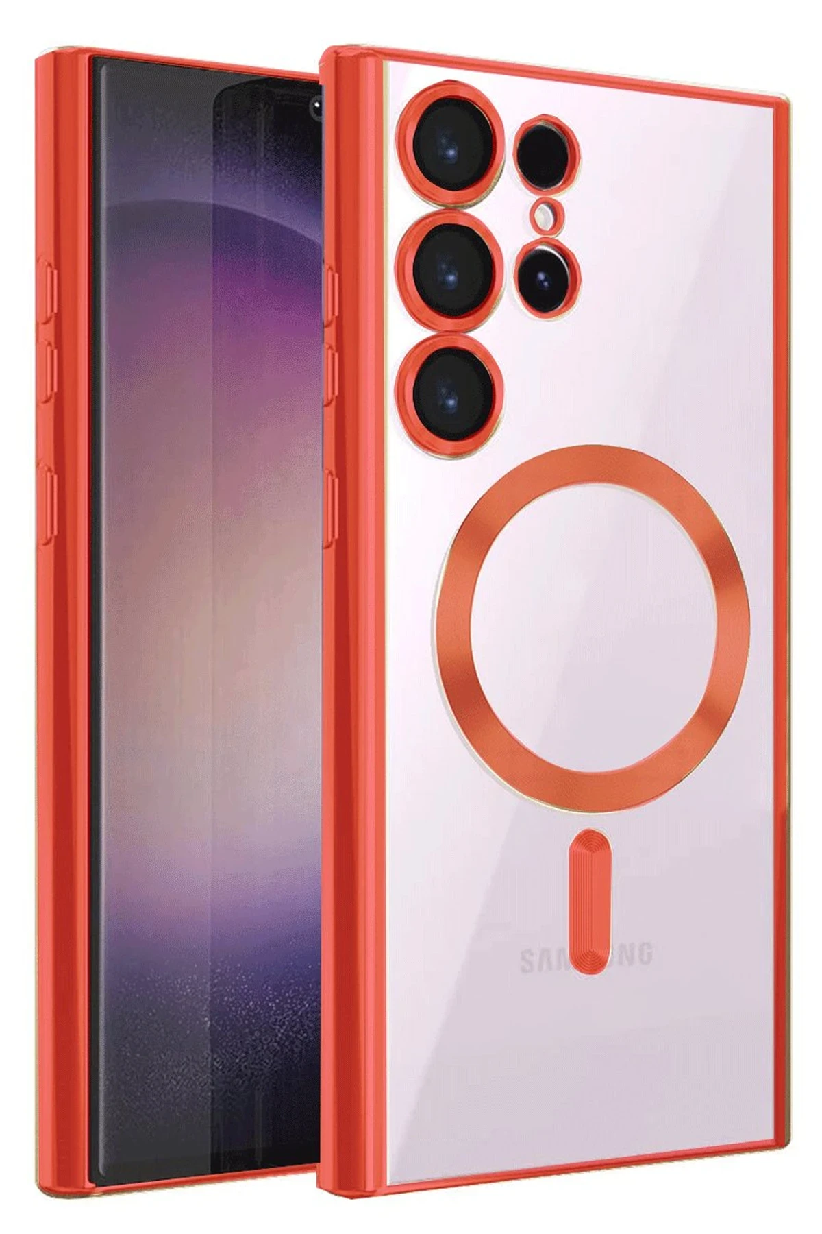 newface-samsung-galaxy-s25-ultra-kilif-kross-magneticsafe-kapak-kirmizi-default Uray store Samsung Galaxy S25 Ultra Kılıf Kross Magneticsafe Kapak - Kırmızı - Görsel 1