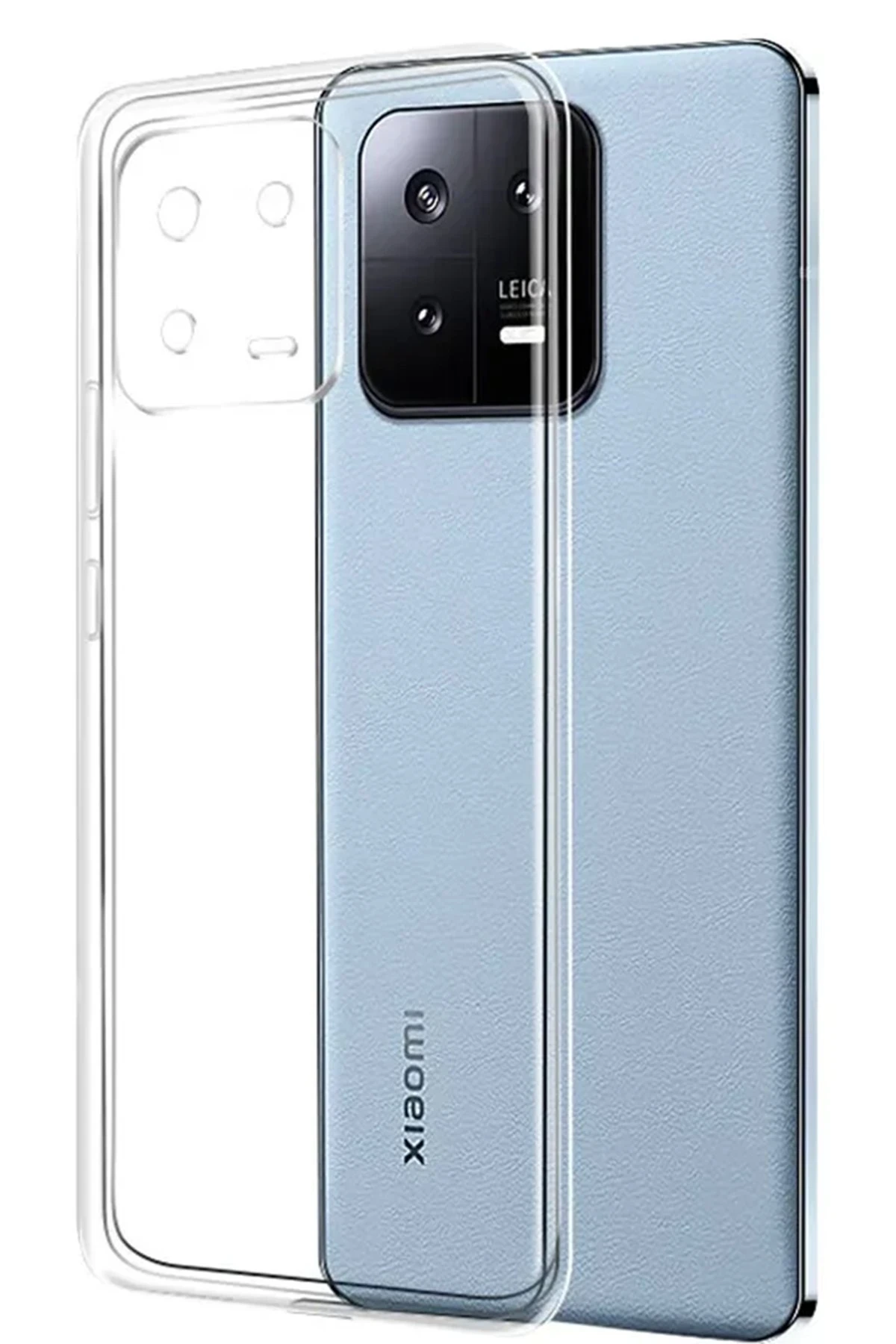 newface-xiaomi-mi-13-pro-kilif-lux-seffaf-silikon-default Uray store Xiaomi Mi 13 Pro Kılıf Lüx Şeffaf Silikon - Görsel 1