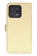 Uray store Xiaomi Mi 13 Trend S Plus Kapaklı Kılıf - Gold