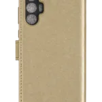 Uray store Tecno Spark 8 Pro Trend S Plus Kapaklı Kılıf - Gold