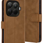 Uray store Xiaomi Mi 15T Pro Trend S Plus Kapaklı Kılıf - Taba
