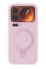 Uray store Xiaomi Mi 17 Pro Max Regal Magsafe Standlı Kapak - Açık Pembe - Görsel 3