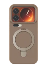 Uray store Xiaomi Mi 17 Pro Max Regal Magsafe Standlı Kapak - Çöl Titanyum - Görsel 3