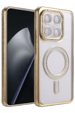 Uray store Xiaomi Mi 17T Joke Simli Magneticsafe Kılıf - Gold