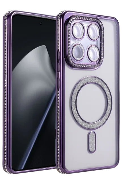 Uray store Xiaomi Mi 17T Pro Joke Simli Magneticsafe Kılıf - Derin Mor