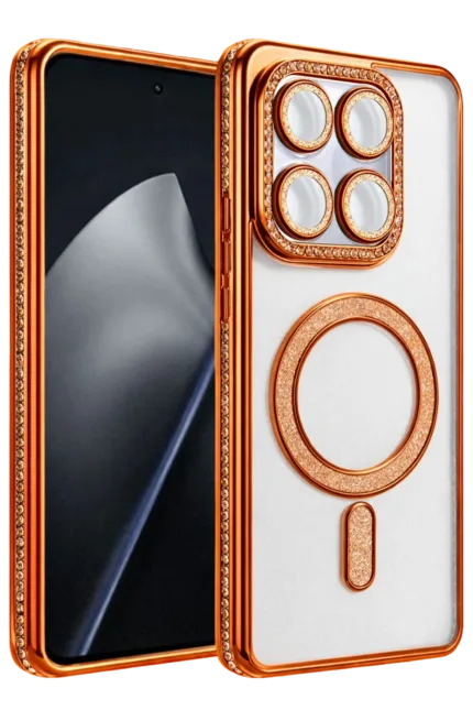 Uray store Xiaomi Mi 17T Pro Joke Simli Magneticsafe Kılıf - Turuncu