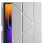 Uray store Xiaomi Pad 7 Pro Kılıf Kalemlikli Mars Tablet Kılıfı - Gri