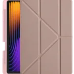 Uray store Xiaomi Pad 7 Pro Kılıf Kalemlikli Mars Tablet Kılıfı - Rose Gold